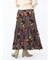 フラワーペイントロングスカート