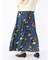 フラワーペイントロングスカート