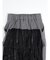 バックレースフリルナロースカート