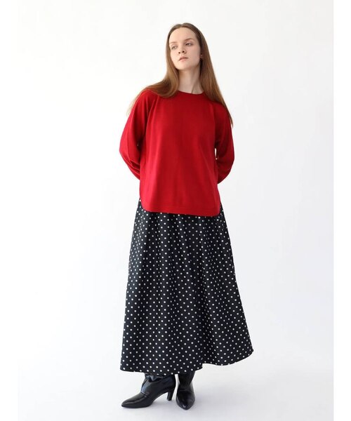 ドットロングスカート｜メドックの通販｜&mall（アンドモール