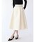 トリプルクロスジョーゼットフレアスカート