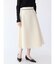 トリプルクロスジョーゼットフレアスカート