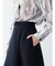 トリプルクロスジョーゼットフレアスカート