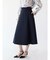 トリプルクロスジョーゼットフレアスカート