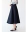 トリプルクロスジョーゼットフレアスカート