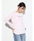 ウォッシュ加工シワクルーネックTEE