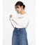 ウォッシュ加工シワクルーネックTEE