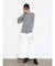 ウォッシュ加工シワクルーネックTEE