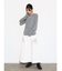 ウォッシュ加工シワクルーネックTEE