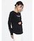 ウォッシュ加工シワクルーネックTEE