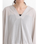 Vネックライトプルオーバー