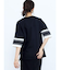 配色ハーフスリーブオーバーTシャツ