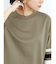 配色ハーフスリーブオーバーTシャツ