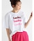 ”Lucky”フロッキーロゴTシャツ