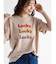 ”Lucky”フロッキーロゴTシャツ