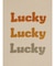 ”Lucky”フロッキーロゴTシャツ