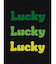 ”Lucky”フロッキーロゴTシャツ