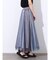 マルチストライプチュールレイヤードスカート