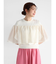 メッシュケープデザインニット