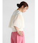 メッシュケープデザインニット