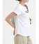 フレンチスリーブロゴTシャツ