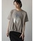 箔プリントロゴＴシャツ