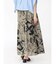 ボタニカルフレアスカート