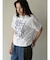 サイドドロストオーバーロゴTシャツ