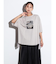 エンボス箔ロゴサイドジップTEE