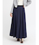 リジッドデニムフレアスカート