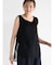 メッシュ切替ノースリーブトップス(black)