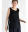 メッシュ切替ノースリーブトップス(black)