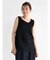 メッシュ切替ノースリーブトップス(black)