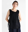 メッシュ切替ノースリーブトップス(black)