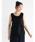 メッシュ切替ノースリーブトップス(black)