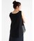 メッシュ切替ノースリーブトップス(black)
