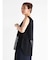 メッシュ切替ノースリーブトップス(black)