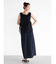 メッシュ切替ノースリーブトップス(black)