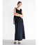 メッシュ切替ノースリーブトップス(black)