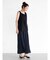 メッシュ切替ノースリーブトップス(black)