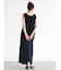 メッシュ切替ノースリーブトップス(black)