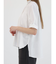 レーヨン混ギャザーネックブラウス