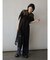 メッシュドッキングロングシャツ