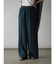 ウエストラインデザインワイドパンツ
