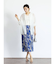 シャーリングスリーブシアーブラウス