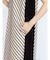 バイアスストライプカットソーワンピース