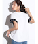 ニットフリルラメドッキングロゴTEE