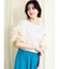 ボリュームチュールスリーブカットソー