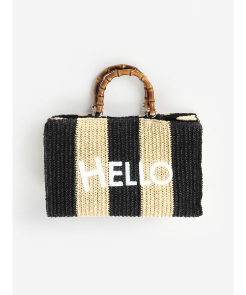 HELLO”バンブーハンドルペーパーバッグ｜メドックの通販｜&mall
