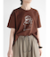 レディモチーフ刺繍Tシャツ